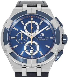 Maurice Lacroix AIKON AI1018-SS001-432-4 Stainless steel Blue