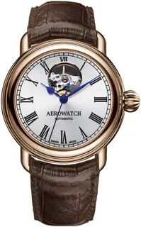 Aerowatch 1942 A 68900 RO03 Rose gold and Stainless steel Silver