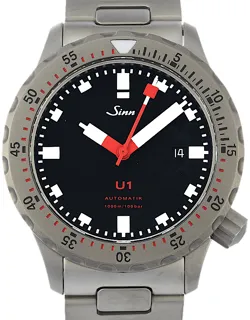 Sinn U1 1010.010 Stainless steel Black