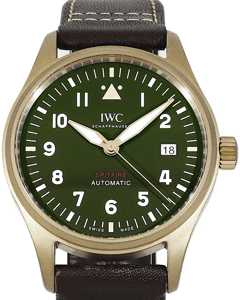 IWC Pilot IW326806 39mm Bronze Green