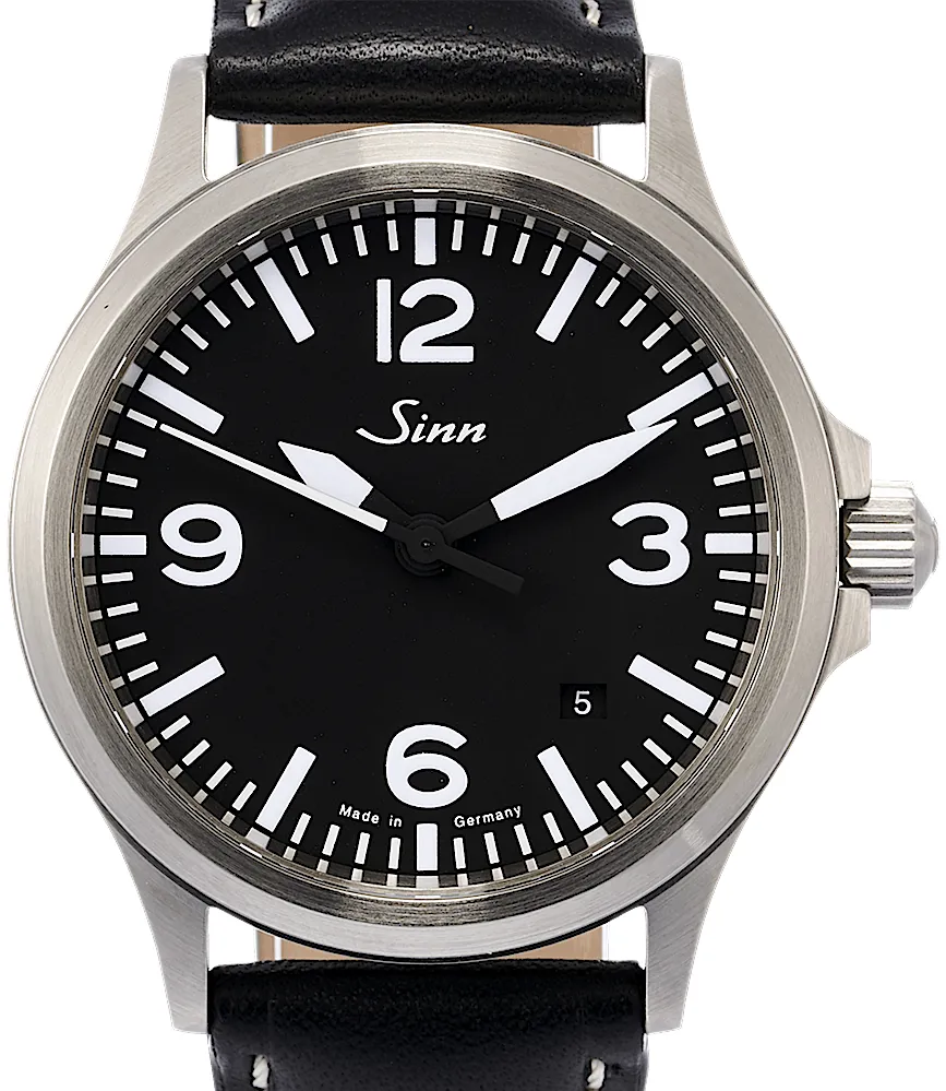 Sinn 556 556.014 38mm Stainless steel Black