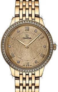 Omega De Ville 434.55.30.60.58.001 Yellow gold Golden