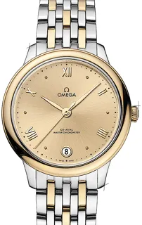 Omega De Ville Prestige 434.20.34.20.08.001 Yellow gold Golden