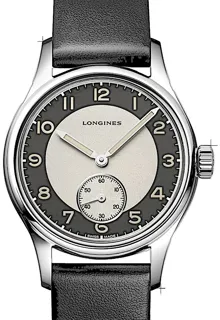 Longines Heritage L2.330.4.93.0 Stainless steel Black and Silver