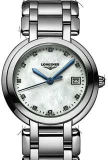 Longines PrimaLuna L8.114.4.87.6 Stainless steel Weiß