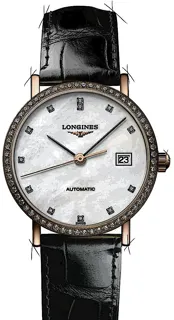 Longines Elegant L4.378.9.87.4 Rose gold White