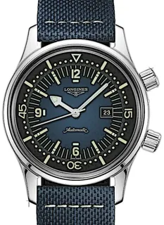 Longines Heritage L3.374.4.90.2 Stainless steel Blue