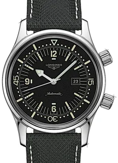 Longines Heritage L3.374.4.50.0 36mm Stainless steel Schwarz