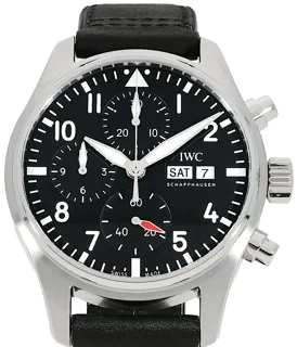 IWC Pilots IW388111 Stainless steel Black