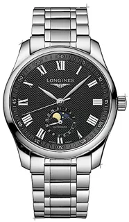 Longines Master Collection L29094516 Stainless steel Black