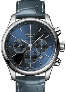 Longines Master Collection L2.859.4.92.0 Stainless steel Blau