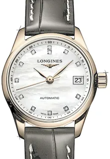 Longines Master Collection L2.128.8.87.3 Rose gold Weiß