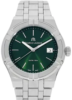 Maurice Lacroix Aikon Quartz AI1108-SS002-630-1 Stainless steel Green