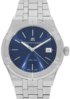 Maurice Lacroix Aikon Quartz AI1108-SS002-430-1 Stainless steel Blue