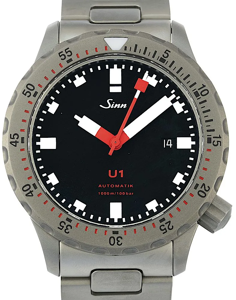 Sinn U1 1010.010 44mm Edelstahl Black