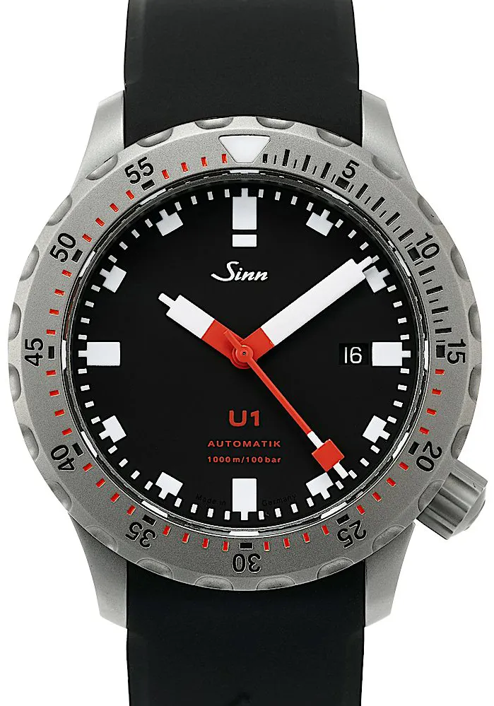 Sinn U1 1010.010 44mm Edelstahl Black