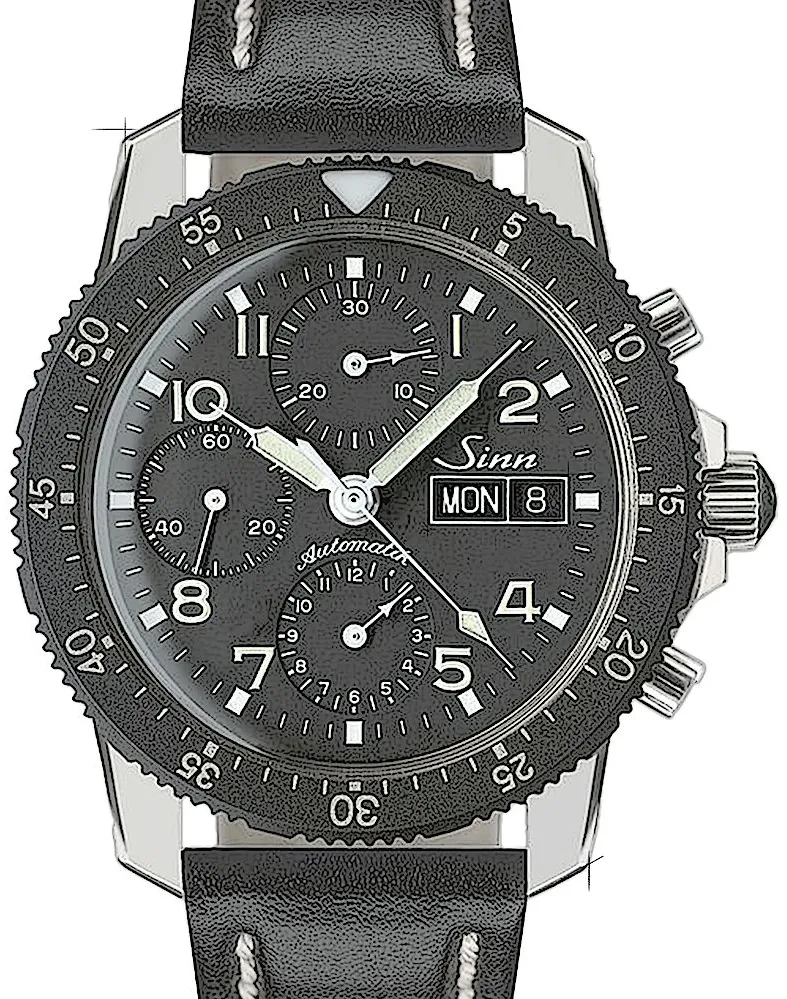 Sinn 103 103.031 41mm Edelstahl Black