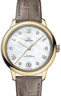 Omega De Ville Prestige 434.53.34.20.55.002 Yellow gold Weiß