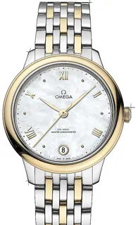 Omega De Ville Prestige 434.20.34.20.05.002 Yellow gold Weiß