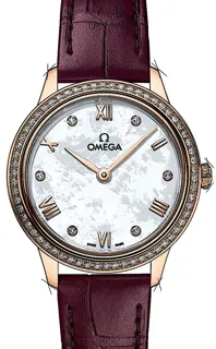 Omega De Ville 434.58.28.60.55.001 Sedna gold White