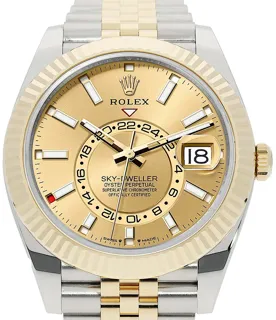 Rolex Sky-Dweller 336933-0002 Yellow gold and Stainless steel Champagne