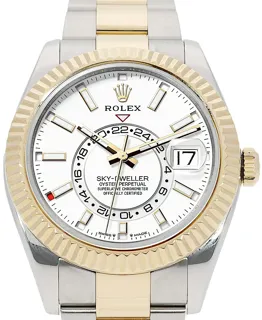 Rolex Sky-Dweller 336933 Yellow gold Weiß