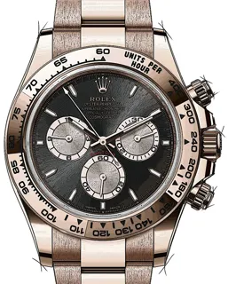 Rolex Daytona 126505 Rose gold Schwarz