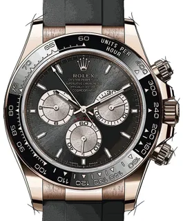 Rolex Daytona 126515 Rose gold Schwarz