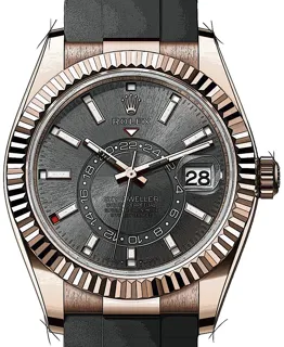 Rolex Sky-Dweller 336235 42mm Rose gold Grau