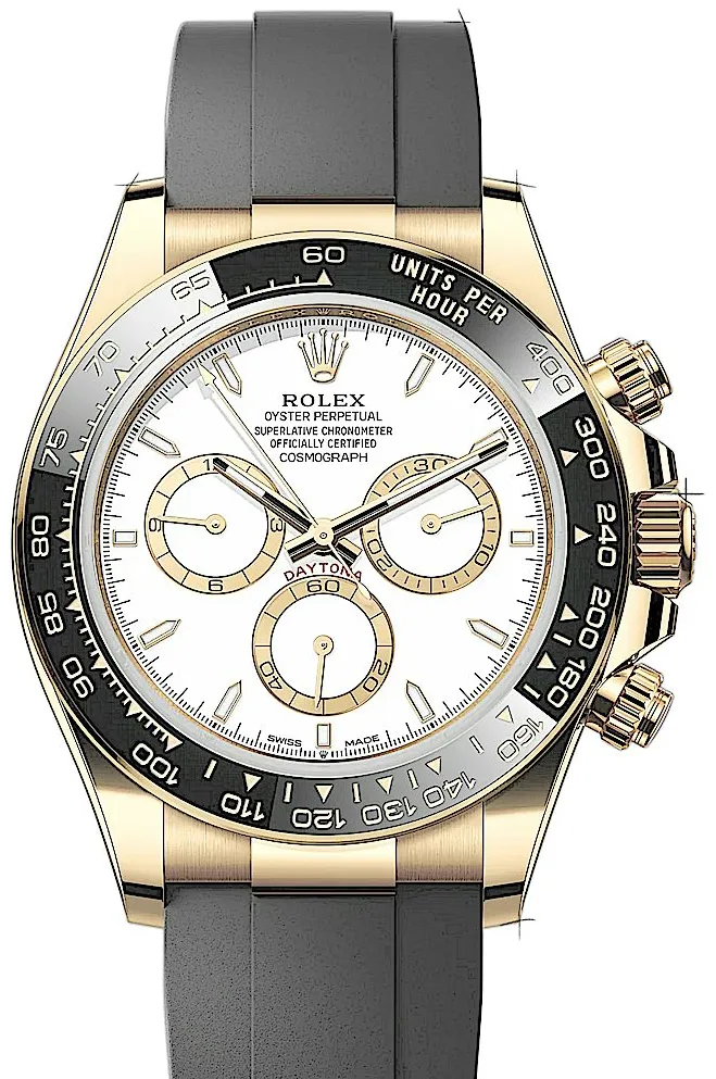 Rolex Daytona 126518ln 40mm Yellow gold Weiß