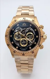 Christophe Duchamp 46mm Rose gold Skeletonized