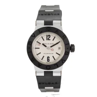 Bulgari Diagono AL 29 TA Aluminium Silver