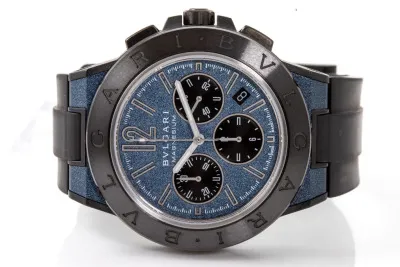 Bulgari Diagono DG42SMCH 42mm Ceramic Blue