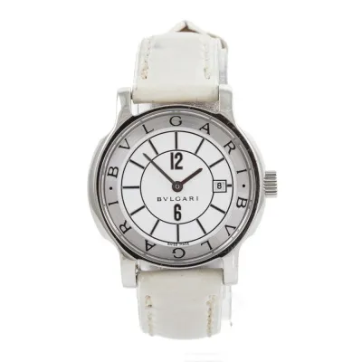 Bulgari Solotempo ST29S 29mm Stainless steel White