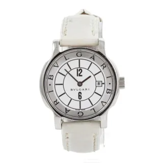 Bulgari Solotempo ST29S Stainless steel White