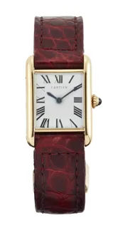 Cartier Tank 1960 Yellow gold White