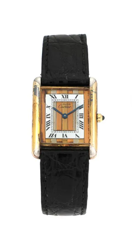 Cartier Must de Cartier Tank 22mm Vermeil Tri-color