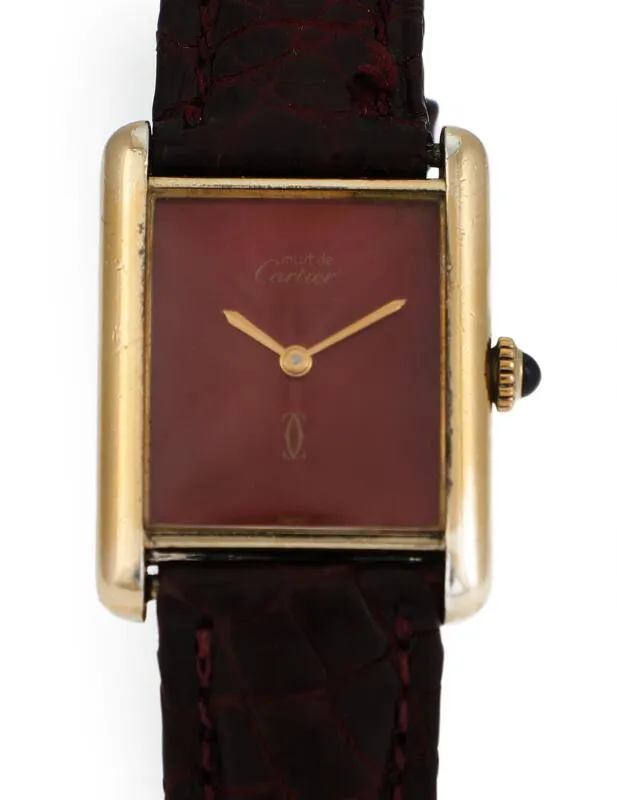 Cartier Must de Cartier 23.5mm Gold-plated sterling silver Red 1