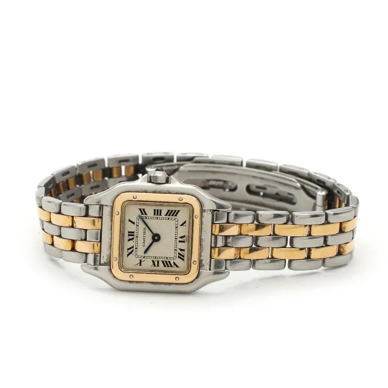 Cartier Panthère 66921 22mm Yellow gold and Stainless steel Silver 1