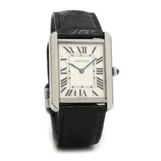 Cartier Tank Solo 3169 Stainless steel Silver