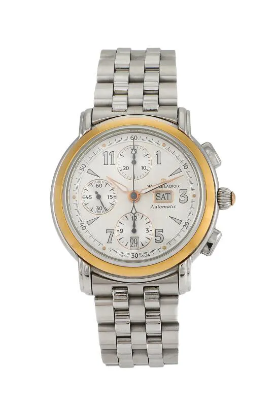 Maurice Lacroix Masterpiece MP6318 39.5mm Yellow gold and Stainless steel Silver