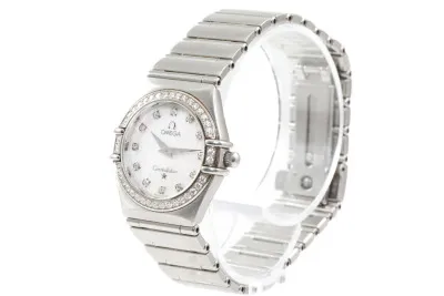 Omega Constellation 1458.75.00 25.5mm Stainless steel and Diamond White 8