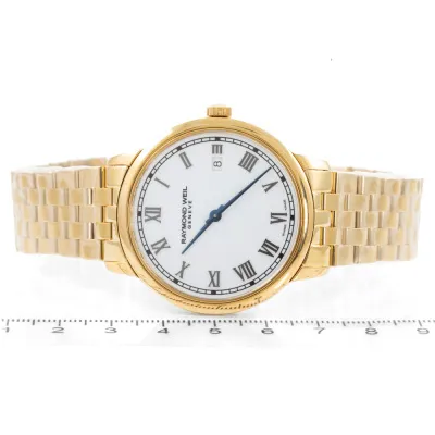 Raymond Weil Toccata 5485-P-00359 39mm Yellow gold and Stainless steel and PVD White 4