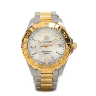 TAG Heuer Aquaracer WZW6214 Yellow gold and Stainless steel White