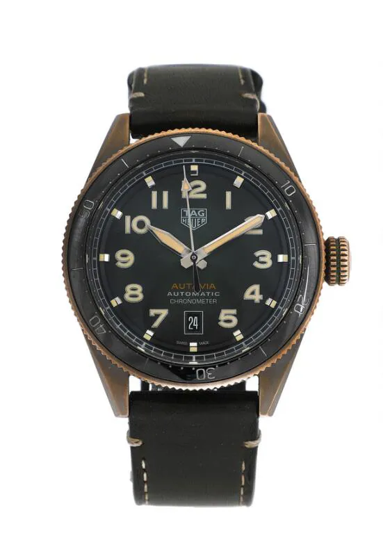 TAG Heuer Autavia WBE5190 43mm Bronze Black