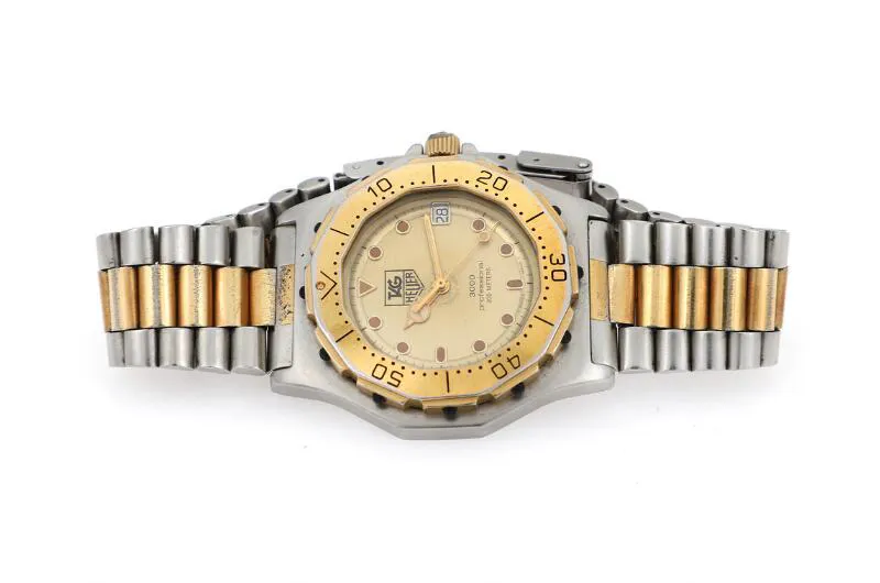 TAG Heuer Professional 935.406 38mm Stainless steel and gold-plated Champagne 3
