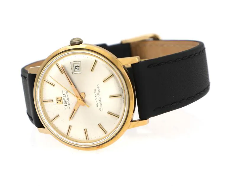 Tissot Seastar 34mm Yellow gold Cream 1