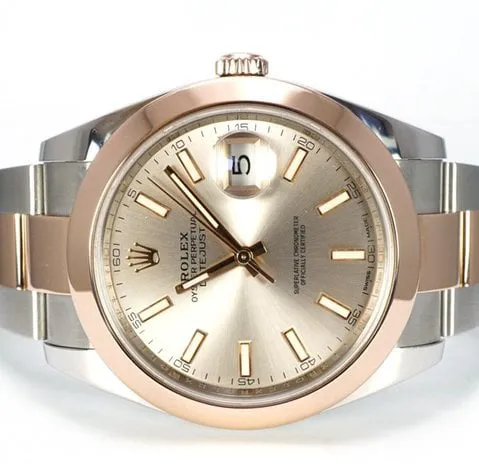 Rolex Datejust 41 126301 41mm Yellow gold and Stainless steel Rose