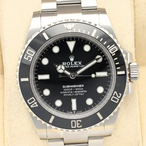 Rolex Submariner 124060 41mm Stainless steel Black