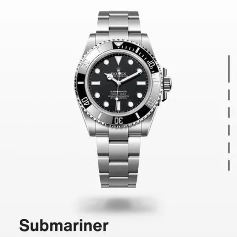 Rolex Submariner 124060LN 41mm Stainless steel Black